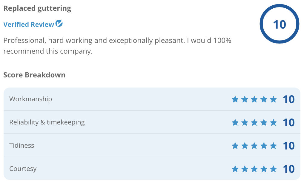 Reviews - RSM Roofing - Wimborne, Blandford Forum & Dorset