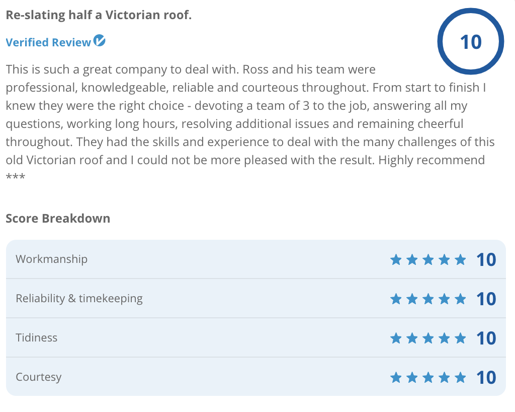 Reviews - RSM Roofing - Wimborne, Blandford Forum & Dorset